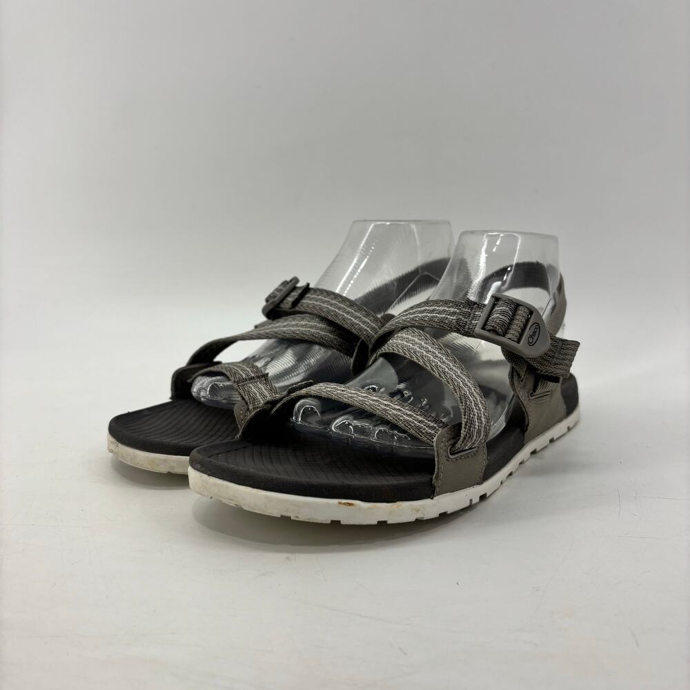 Chaco Womens Size 9 Lowdown Pully Gray Strappy Sandals Comfort - Picture 12 of 12